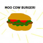 moo cow burger