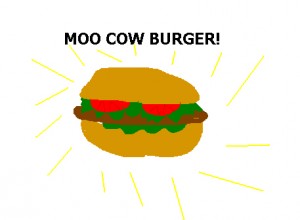 moo cow burger