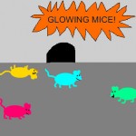 Glowing mice!